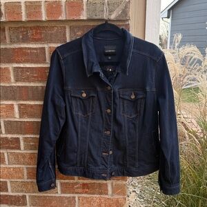 Liverpool Ladies XL Dark Indigo Wash Jean Jacket